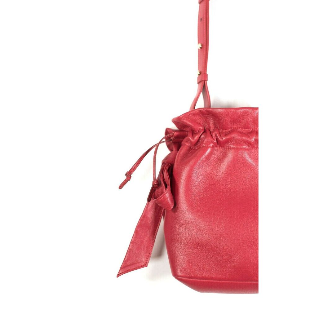 Simone Rocha Red Bucket Bag Drawstring Purse - Picture 6 of 7